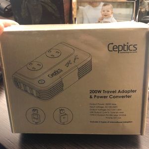 Ceptics 200W Travel Adapter & Power Converter